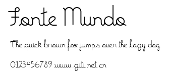 Fonte Mundo.ttf字體轉換器圖片