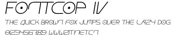 Fontcop IV.ttf字體轉換器圖片