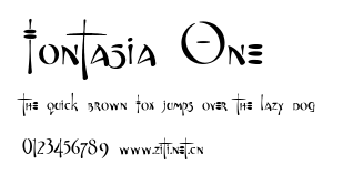 Fontasia One.ttf字體轉換器圖片