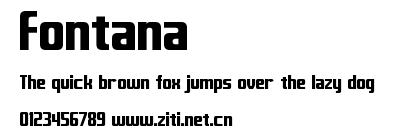 Fontana.ttf字體轉換器圖片