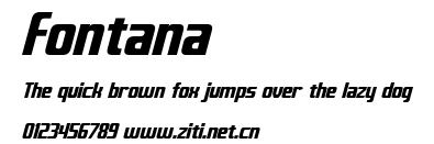 Fontana.ttf字體轉換器圖片