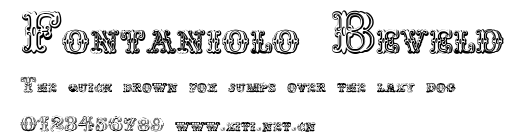 Fontaniolo Beveld.ttf字體轉換器圖片