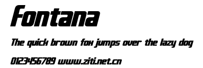 Fontana.ttf字體轉換器圖片