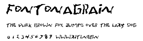 FontOnAGrain.ttf字體轉換器圖片