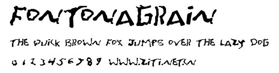 FontOnAGrain.ttf字體轉換器圖片