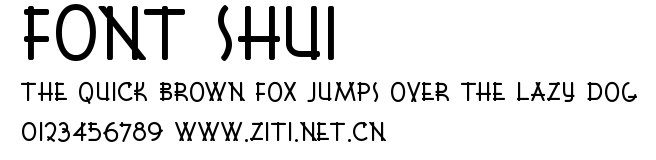 Font Shui.ttf字體轉換器圖片