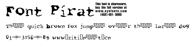 Font Pirate.ttf字體轉換器圖片