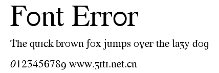 Font Error.ttf字體轉換器圖片