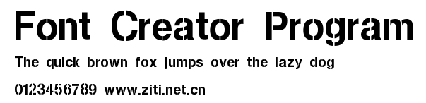Font Creator Program.ttf字體轉換器圖片