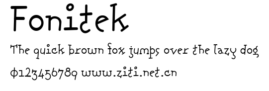 Fonitek.ttf字體轉換器圖片