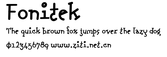 Fonitek.ttf字體轉換器圖片