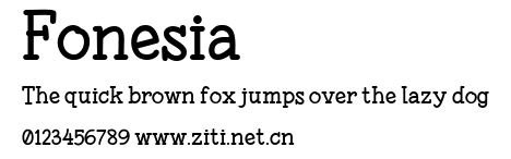 Fonesia.ttf字體轉換器圖片