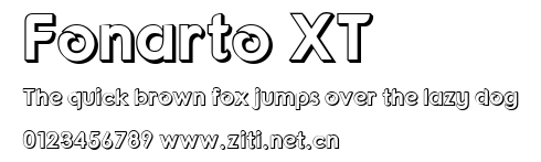 Fonarto XT.ttf字體轉換器圖片