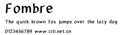 Fombre.ttf字體轉換器圖片