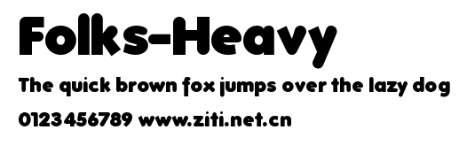 Folks-Heavy.ttf字體轉換器圖片