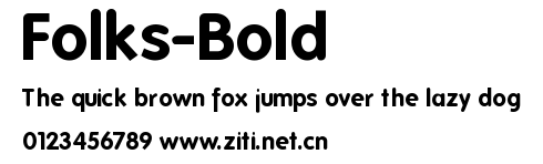 Folks-Bold.ttf字體轉換器圖片