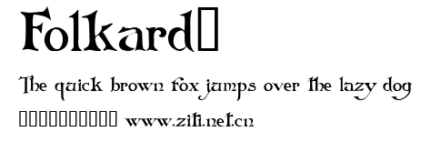Folkard™.ttf字體轉換器圖片