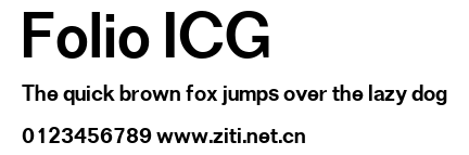 Folio ICG.ttf字體轉換器圖片