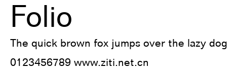 Folio.ttf字體轉換器圖片