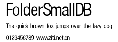 FolderSmallDB.ttf字體轉換器圖片