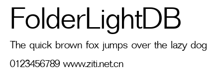 FolderLightDB.ttf字體轉換器圖片