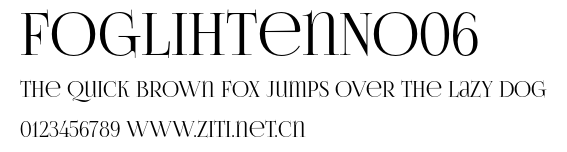 FoglihtenNo06.otf字體轉換器圖片