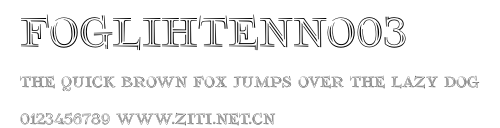 FoglihtenNo03.otf字體轉換器圖片