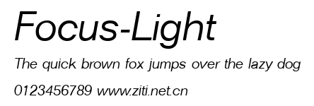 Focus-Light.ttf字體轉換器圖片