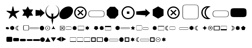 FnT_BasicShapes1.ttf字體轉換器圖片
