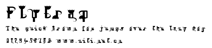 Flytrap.ttf字體轉換器圖片