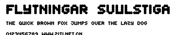 Flytningar Svulstiga.ttf字體轉換器圖片