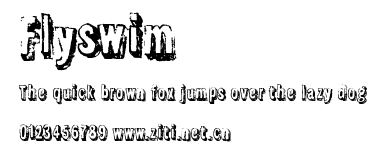 Flyswim.ttf字體轉換器圖片