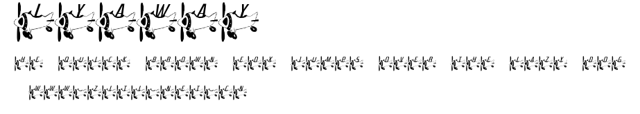 Flyaway.ttf字體轉換器圖片