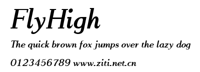 FlyHigh.ttf字體轉換器圖片
