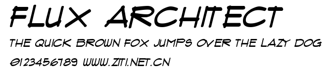 Flux Architect.ttf字體轉換器圖片