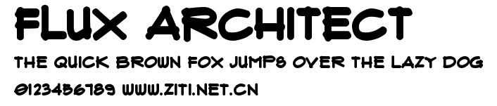 Flux Architect.ttf字體轉換器圖片