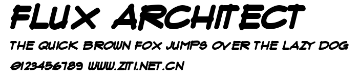 Flux Architect.ttf字體轉換器圖片