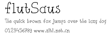 flutSaus.otf字體轉換器圖片