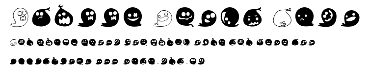 Fluffy Ghost Ding.ttf字體轉換器圖片