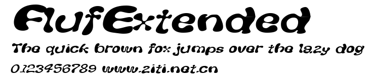 FlufExtended.ttf字體轉換器圖片