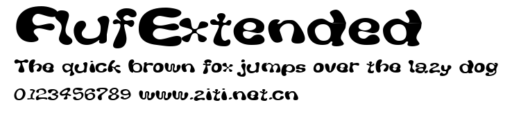 FlufExtended.ttf字體轉換器圖片