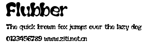 Flubber.ttf字體轉換器圖片