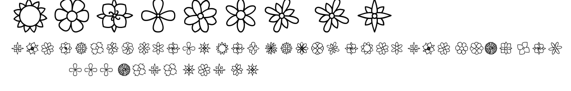 Flowers St.ttf字體轉換器圖片