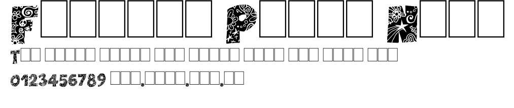 Flowers Power Nega.ttf字體轉換器圖片