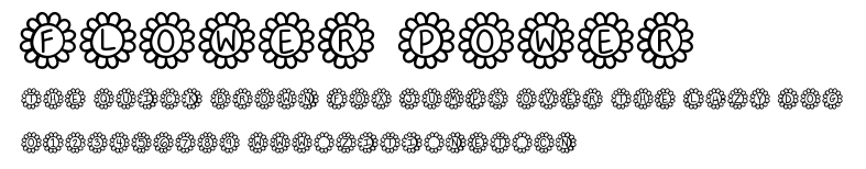 Flower Power.ttf字體轉換器圖片