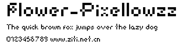 Flower-Pixellowzz.ttf字體轉換器圖片