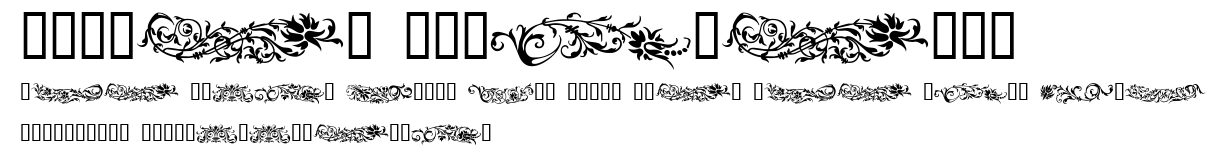 Flower Ornaments.ttf字體轉換器圖片