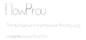 FlowProu.ttf字體轉換器圖片