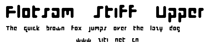 Flotsam Stiff Upper.ttf字體轉換器圖片