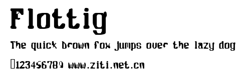 Flottig.ttf字體轉換器圖片